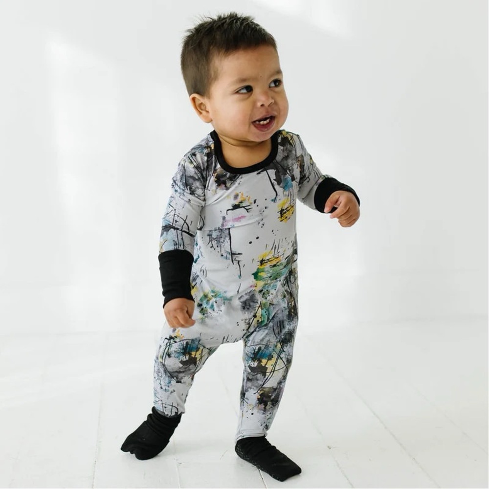 $26 ADD ON the simple seed‎ bamboo footie little sleepies angel dear nested bean